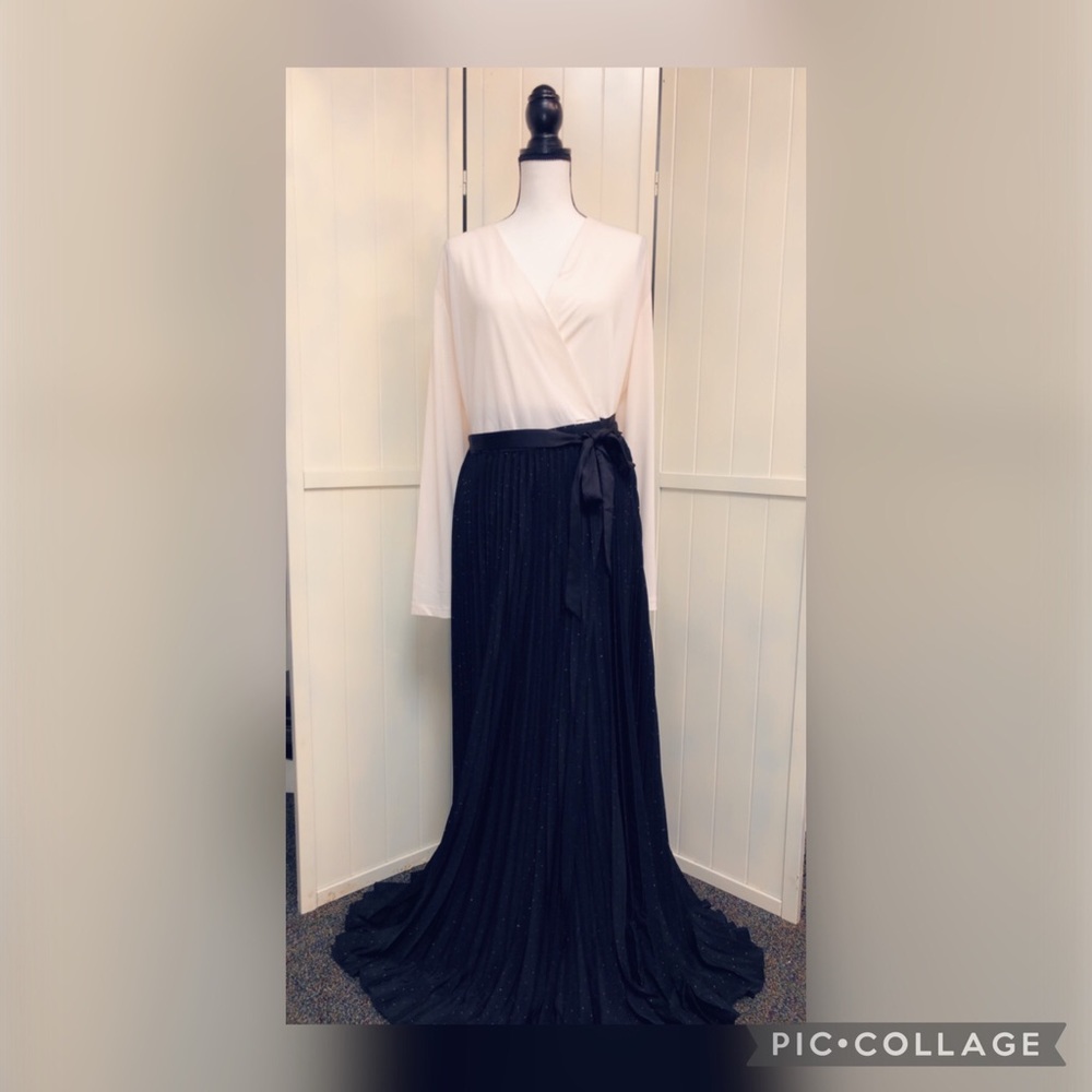 Beautiful elegant XL floor length wrap dress